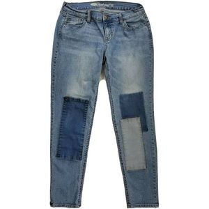 Old Navy Boyfriend Skinny Patchwork Jeans